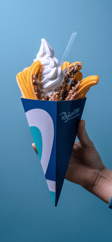 Churros with toppings