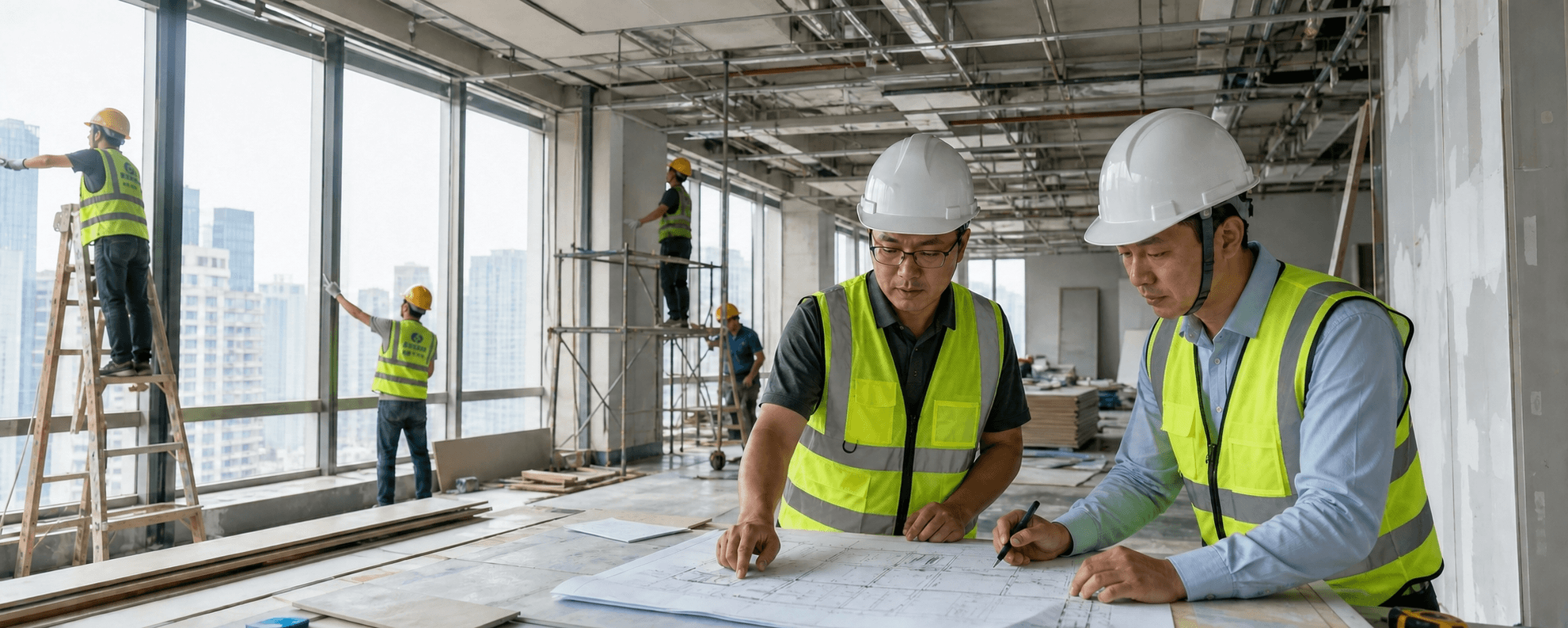 辦公室施工管理辦公室施工管理細節展示規劃參考｜office construction management planning reference for office construction management