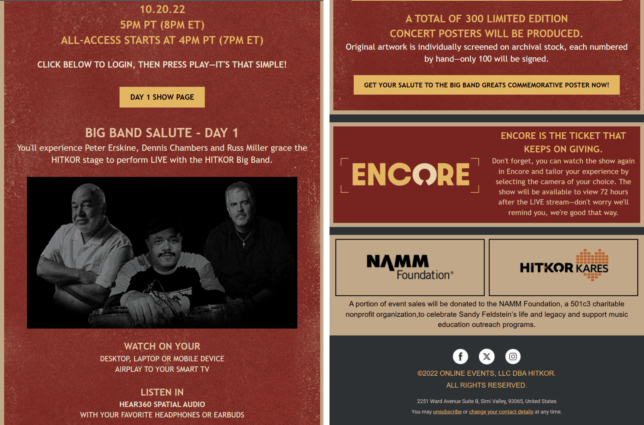 Big Band Newsletter