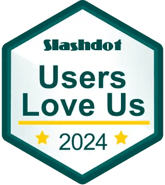 Slashdot Users Love Us 2024 award badge