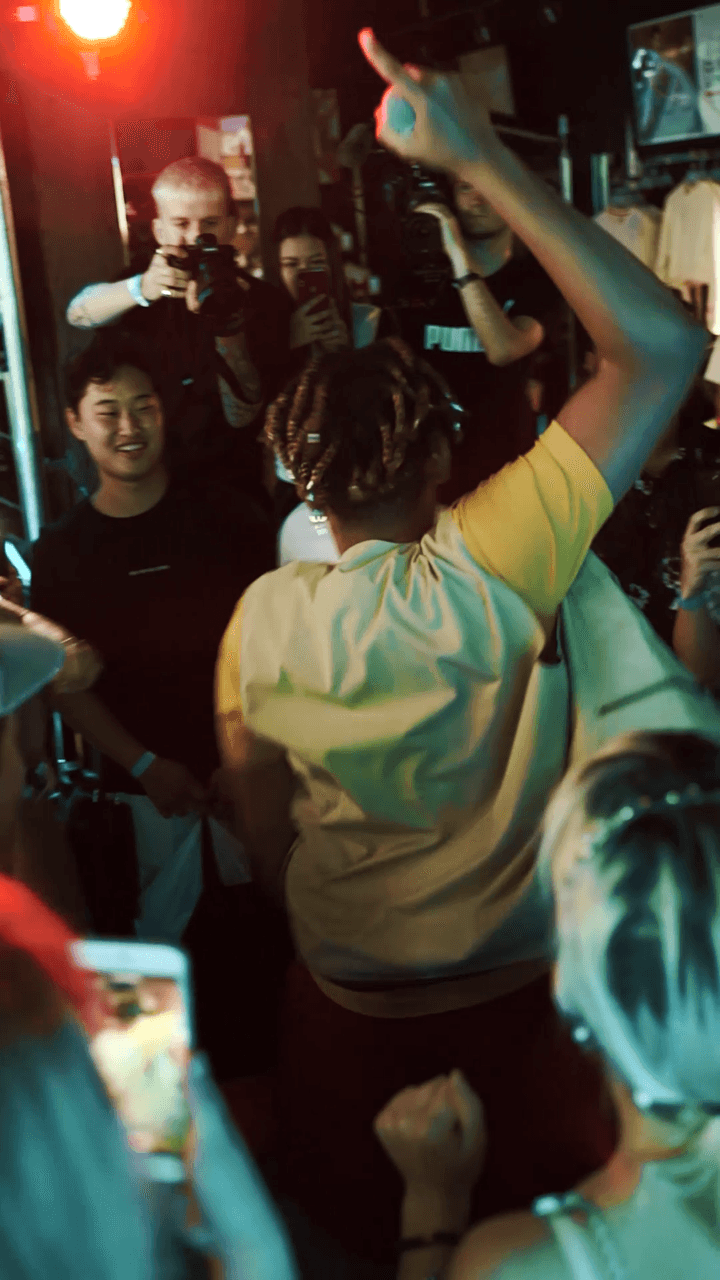 Cordae dancing in a club