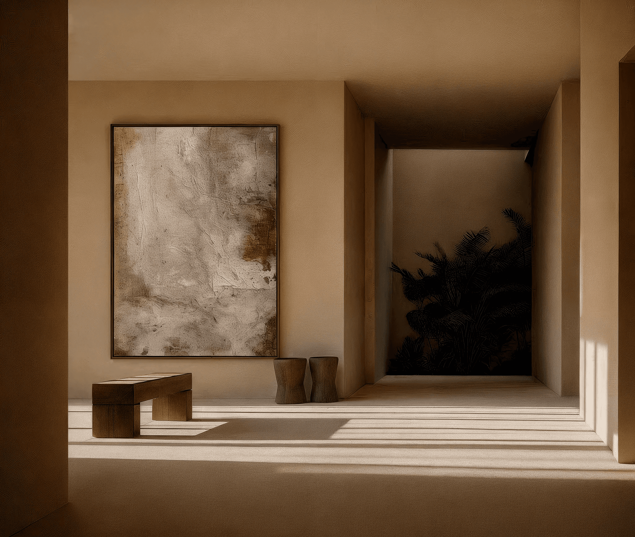 An scene of a lounge chair