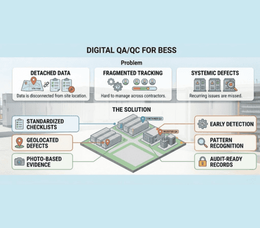 Quality Is the First Line of Defense: Digitizing BESS QA/QC with TaskMapper