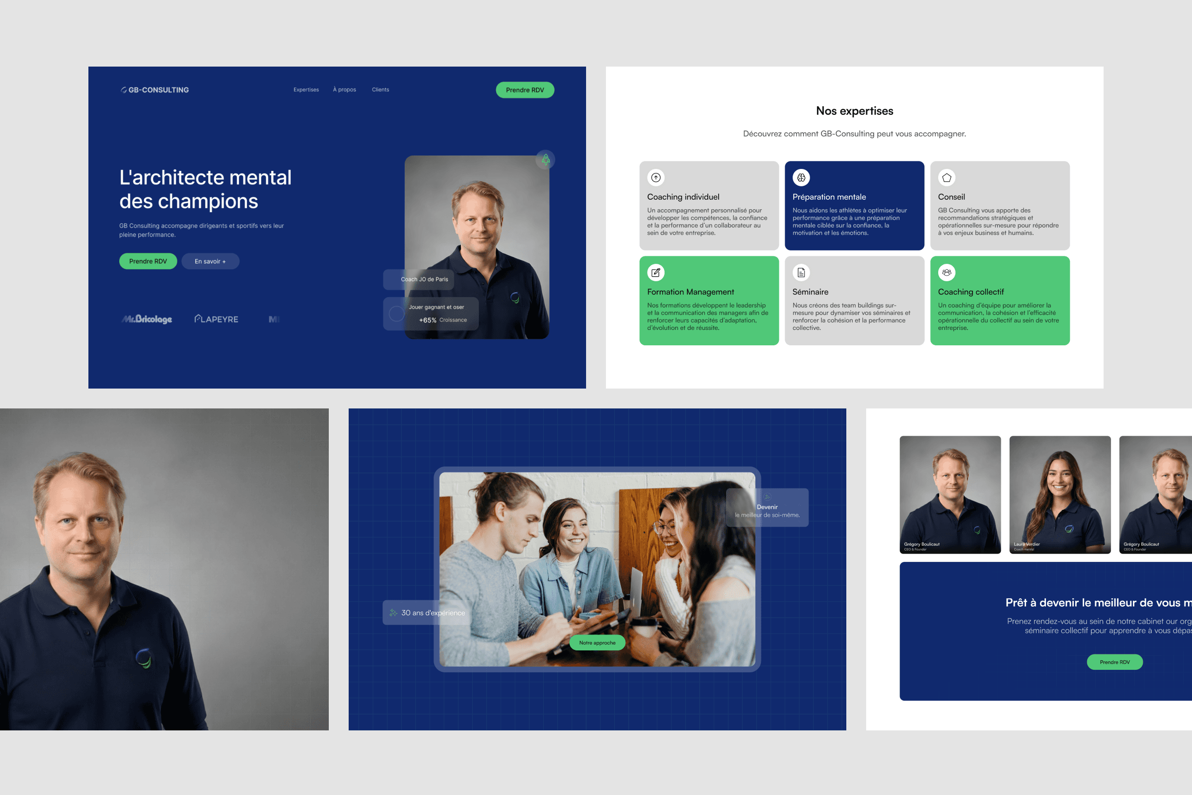 Site internet coach et préparateur mental.