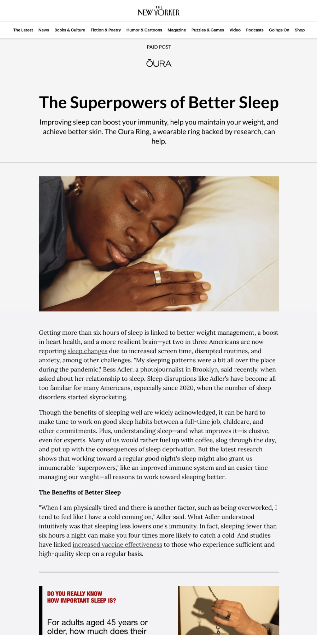 Screenshot of the article