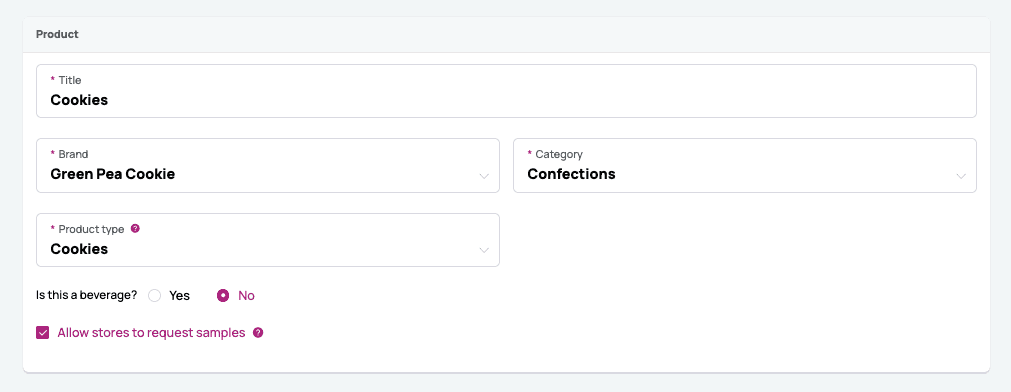 Setting up Products 3