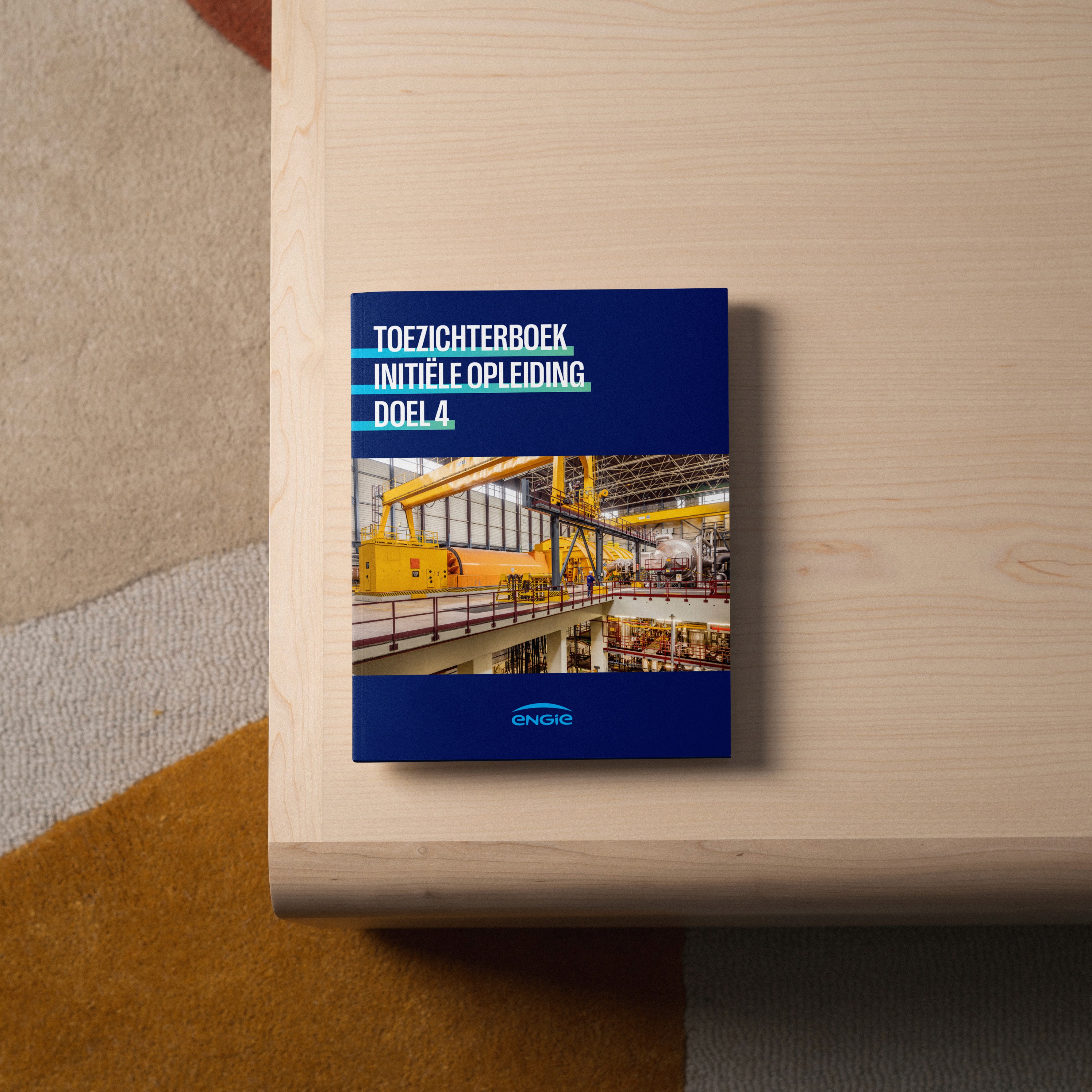 Image of the booklet lay-outs for the Doel Nuclear Plant