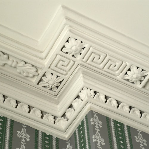 了解建筑细节，例如石膏装饰。