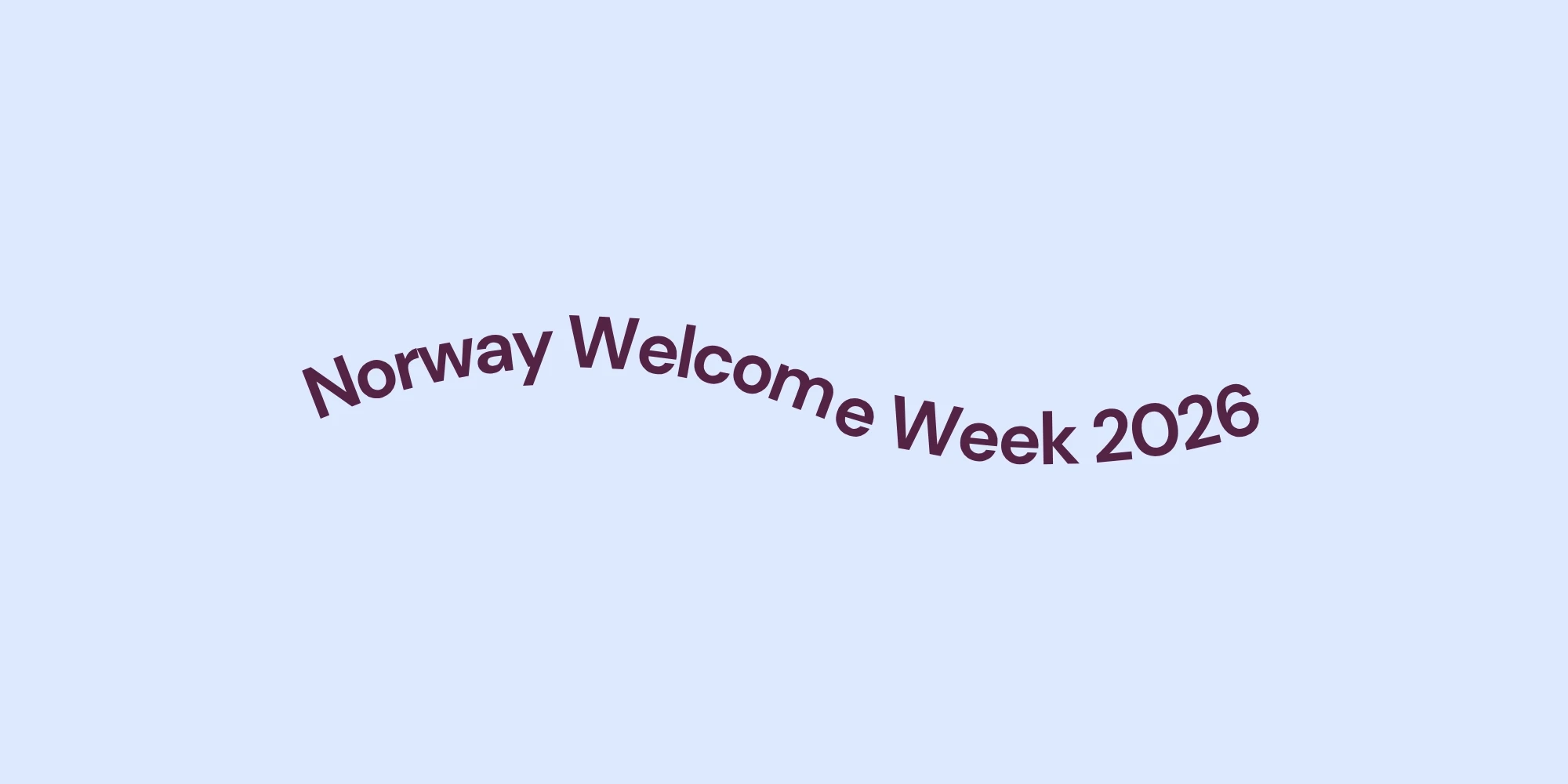 Norway Welcome Week 2026