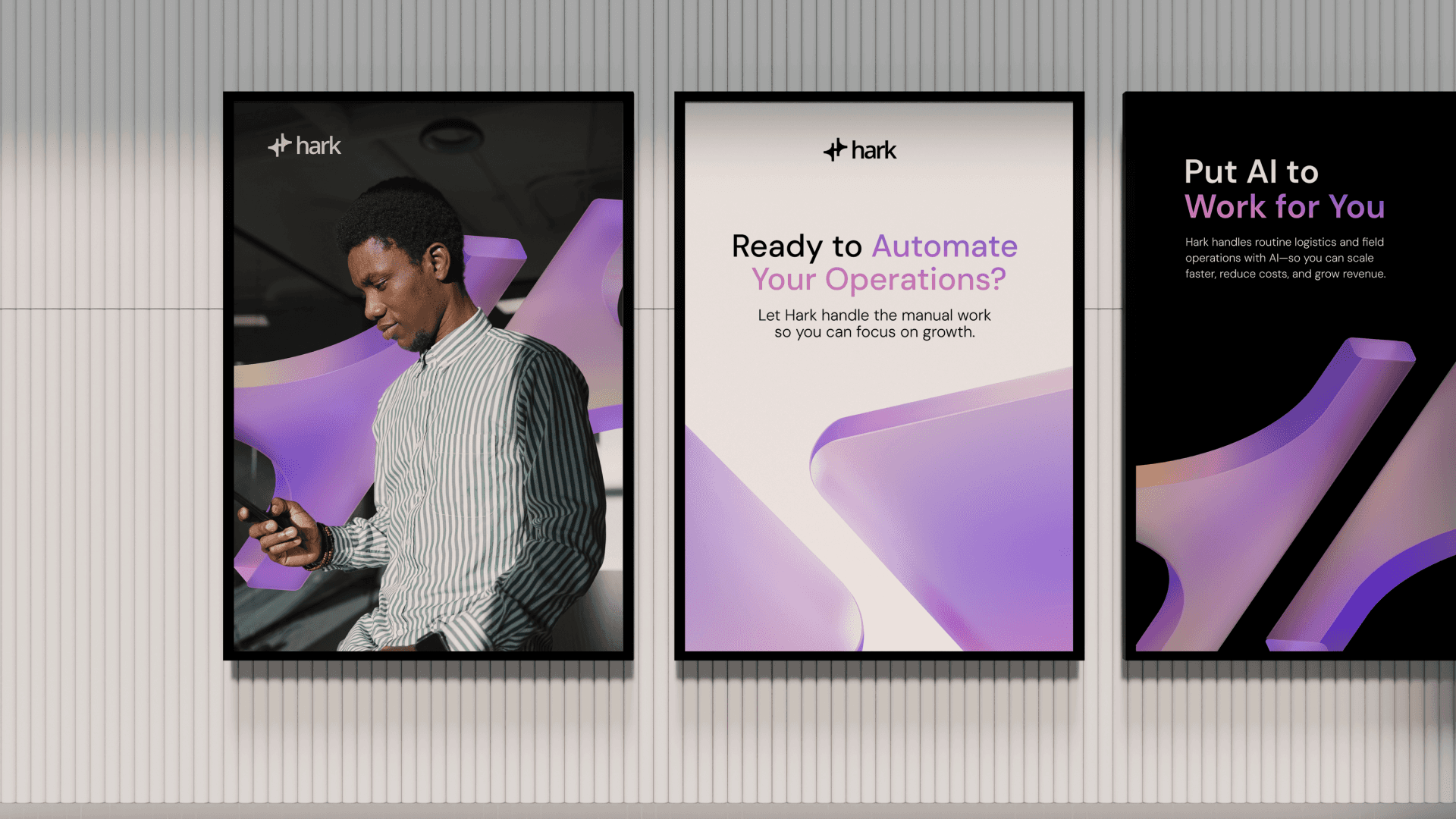 Minimalist coffee can design in hand – black and white packaging with bold typography