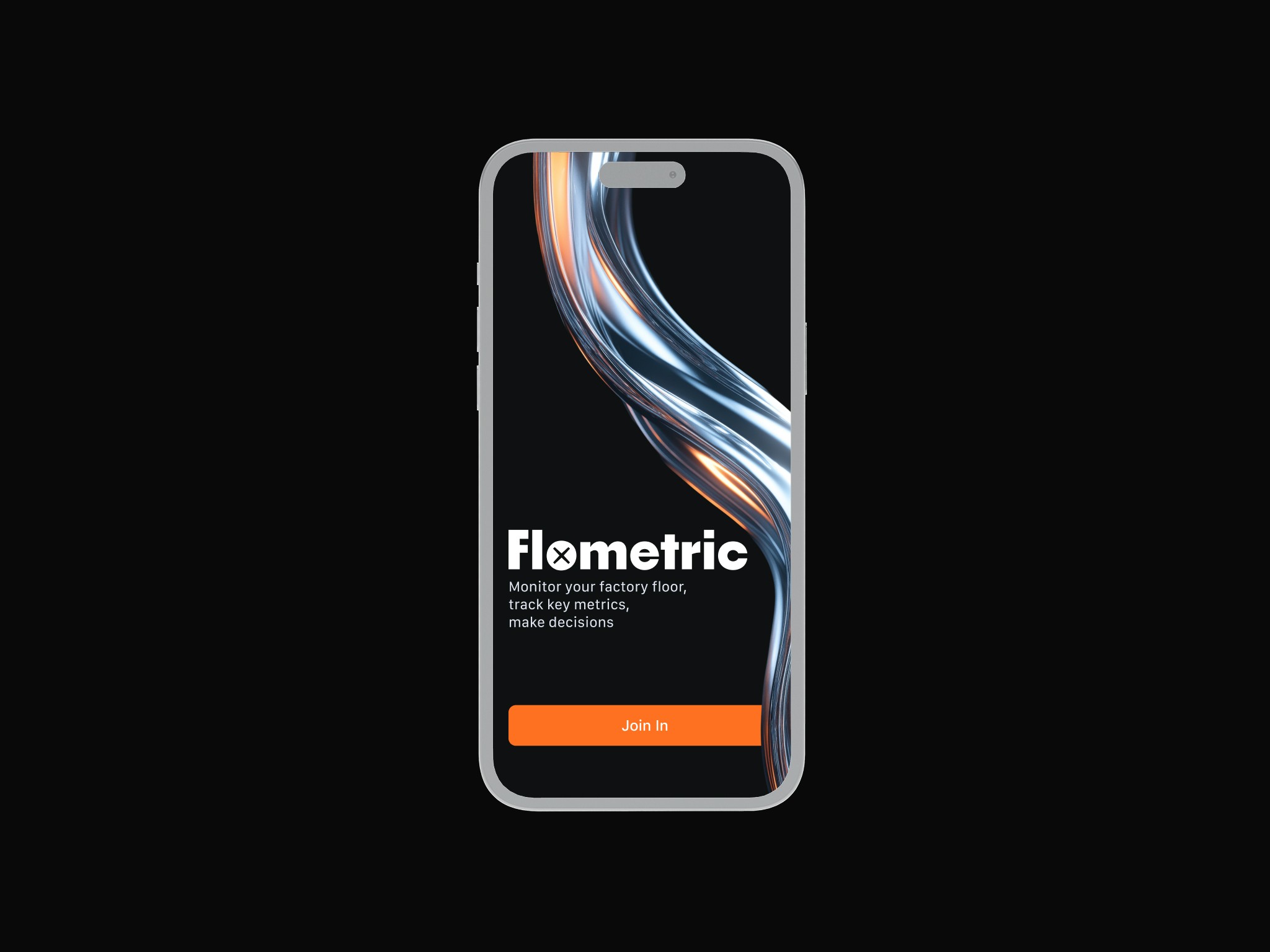 Flometric phone mockup image