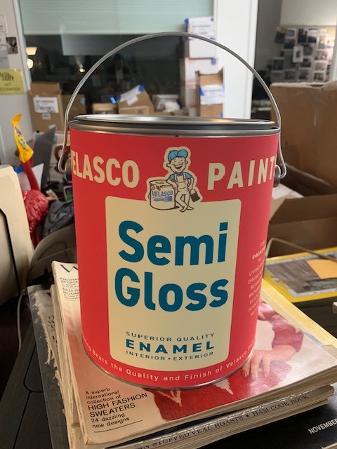 1950s Paint Label