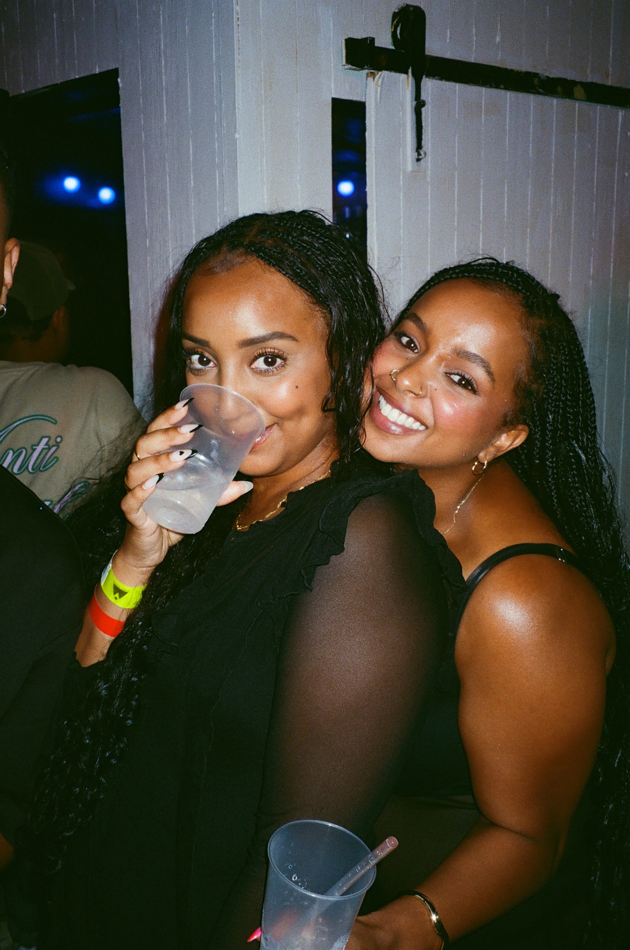 Stylish individual in Crowd