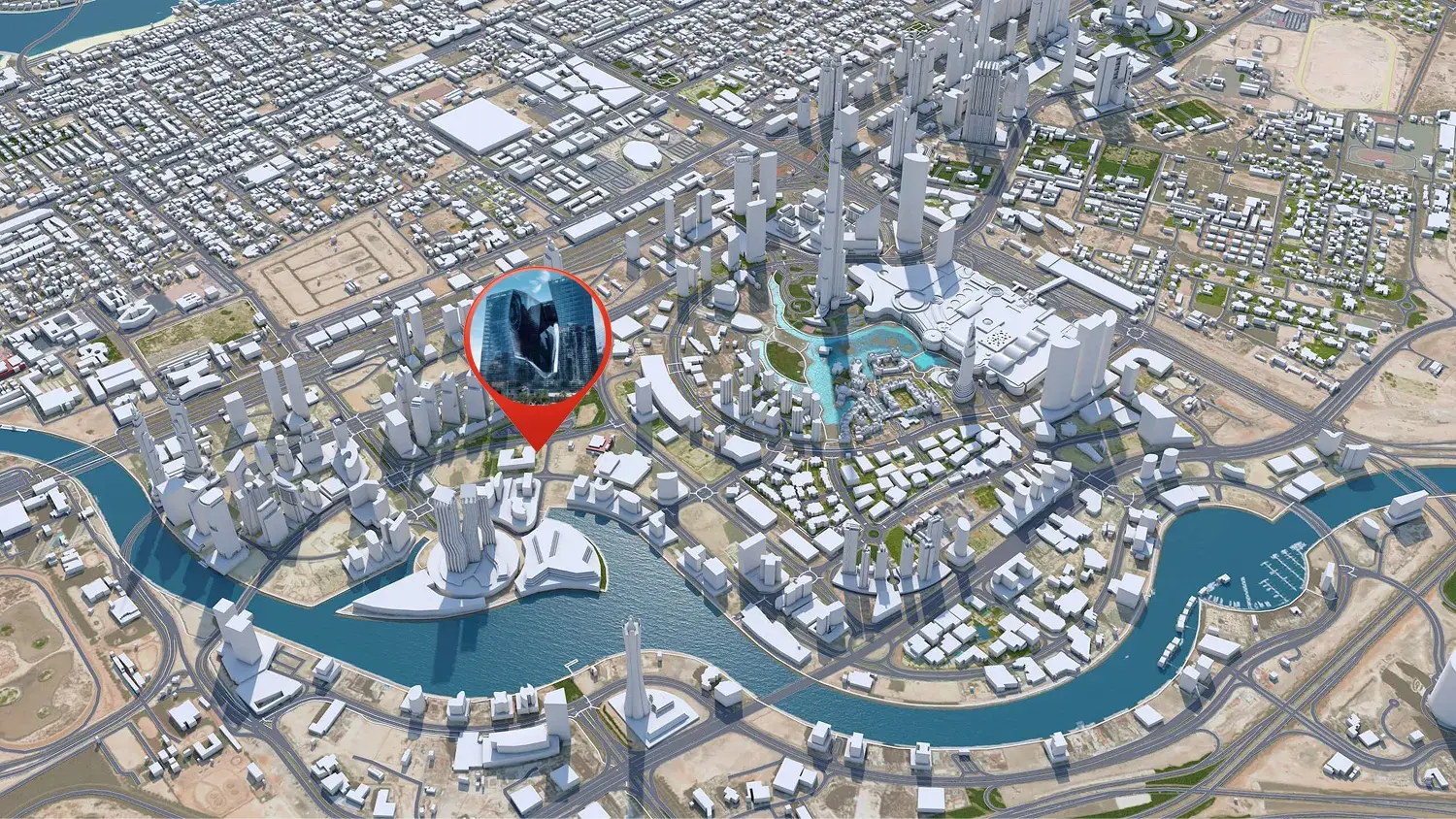 opus by zaha hadid location map