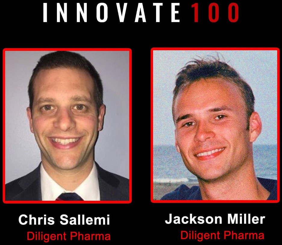 Chris Sallemi and Jackson Miller's Innovate100 announcement photos