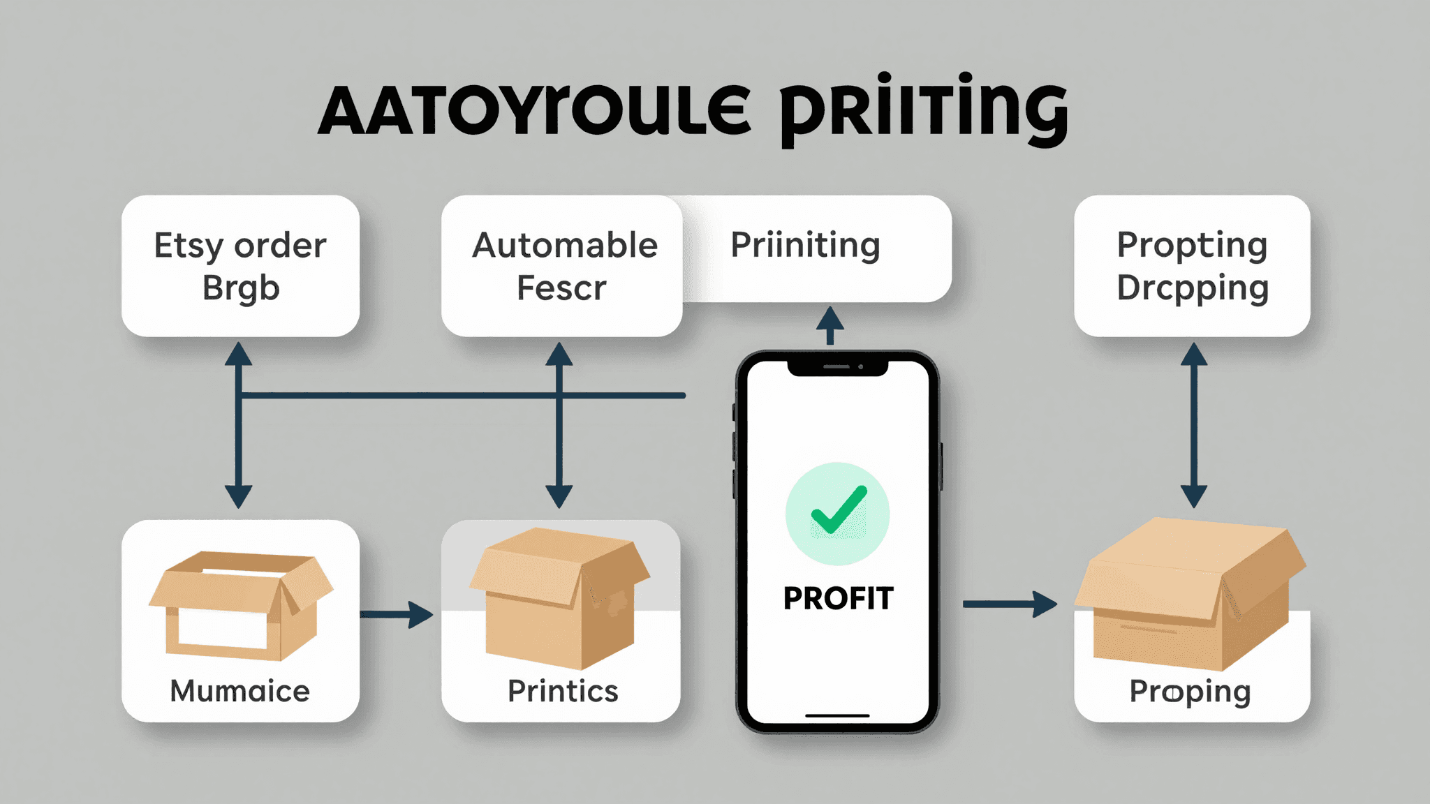 Print on demand automated fulfillment workflow