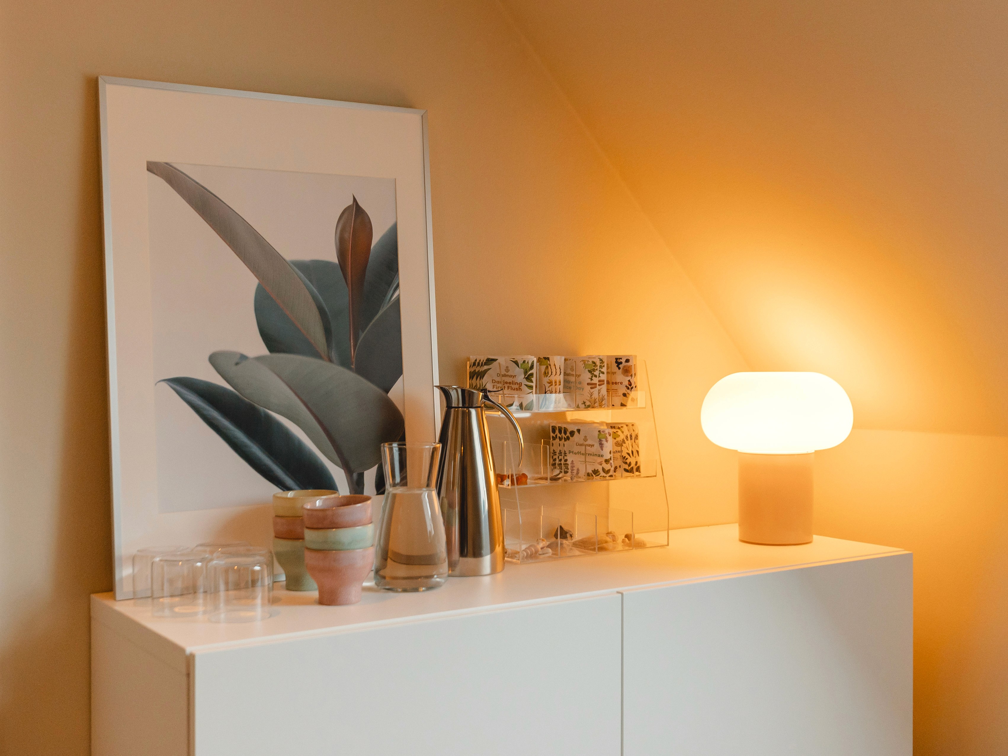 Getränkebar in der Physiotherapie Praxis A. Homburg