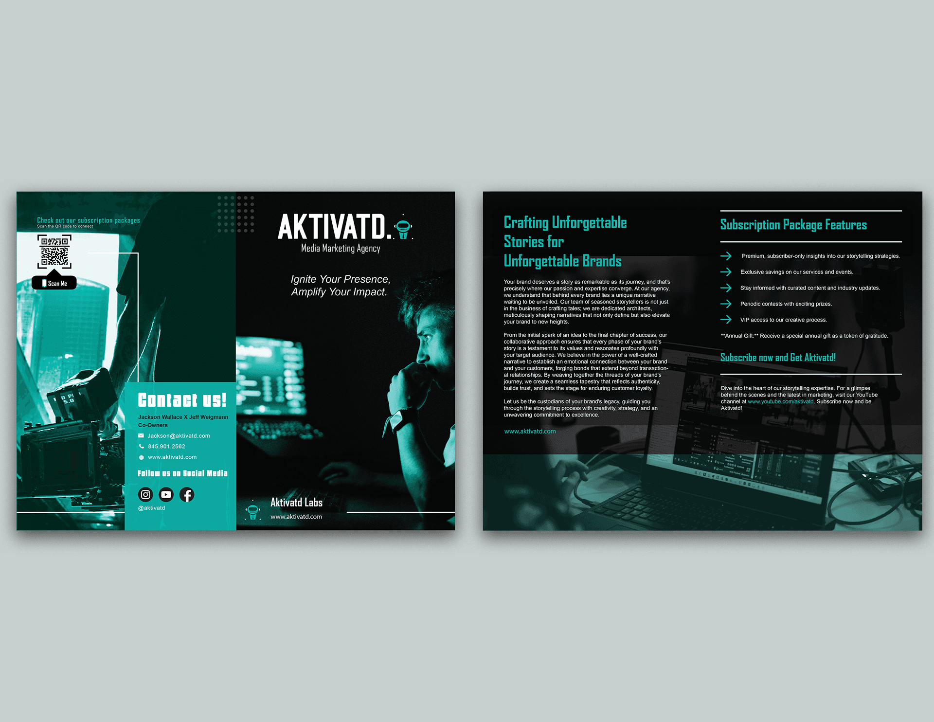 Aktivatd Brochure Design Mockup 3