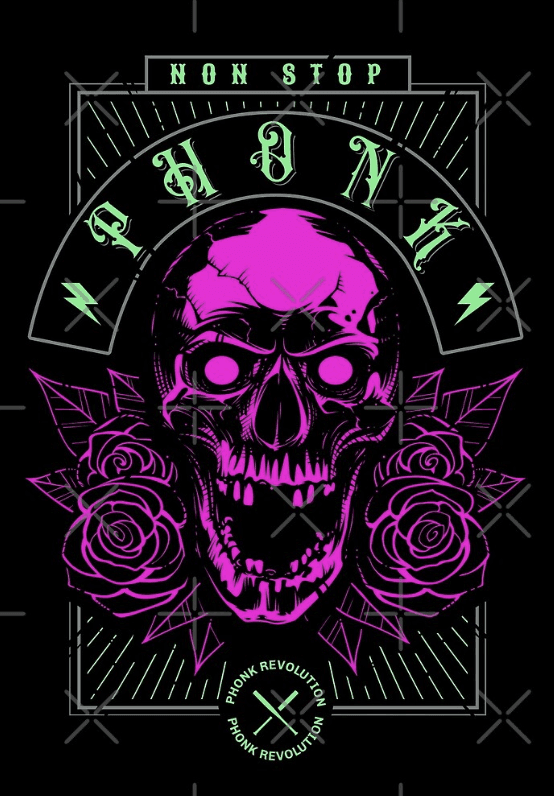 Skulls bleed with phonk