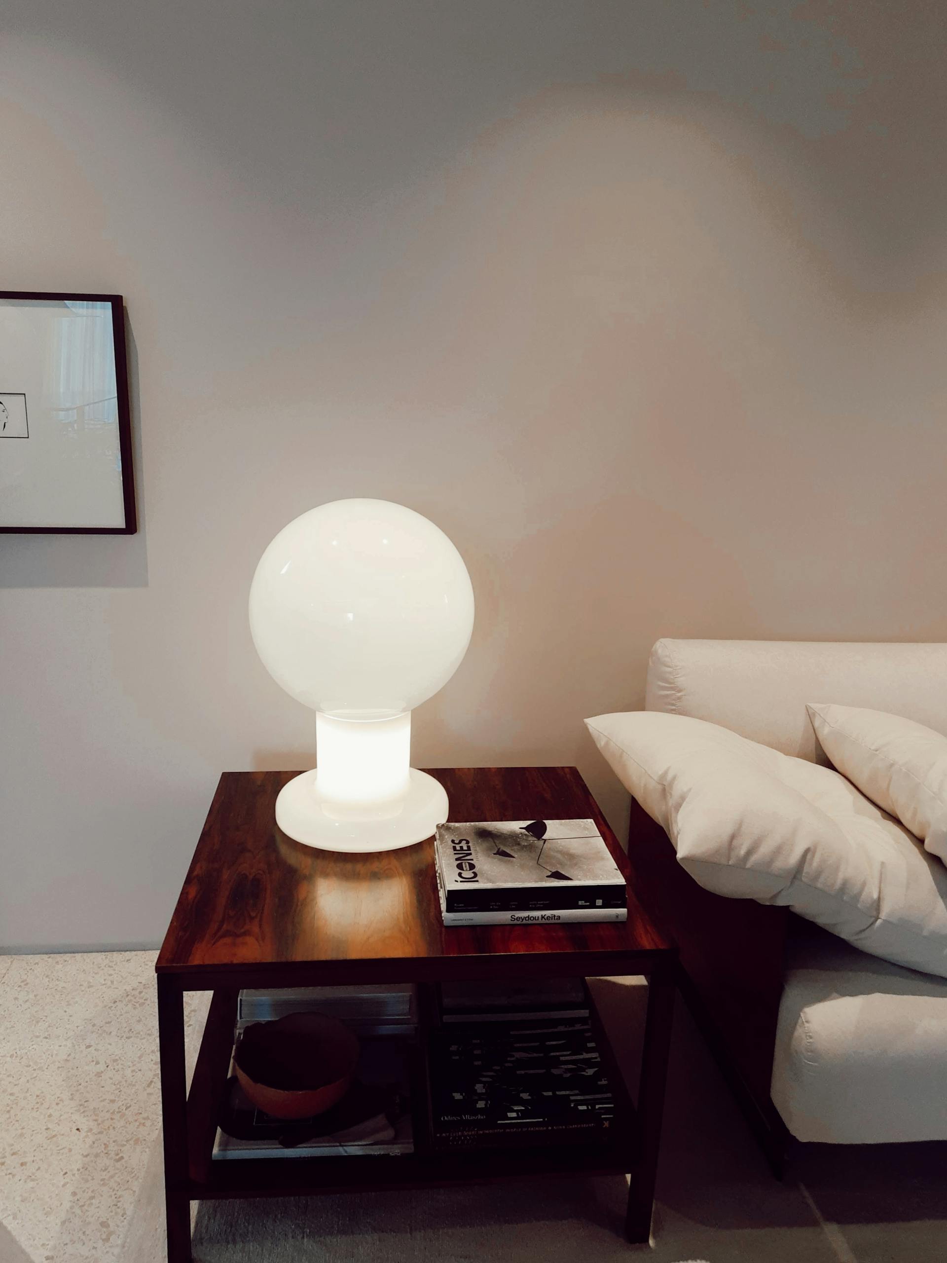 white lamp