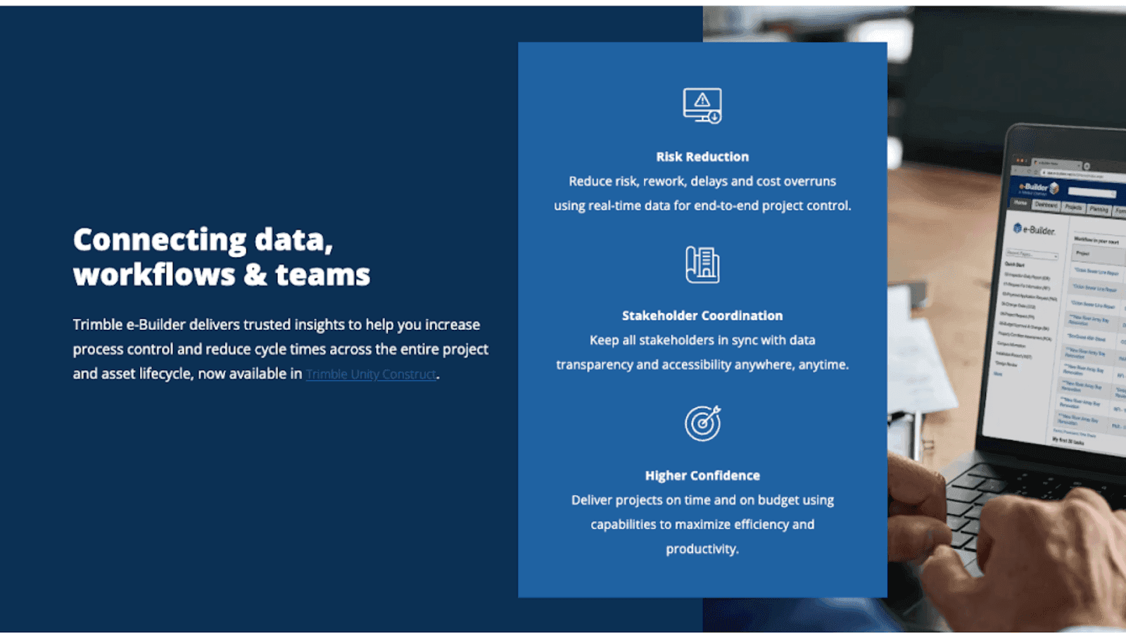 Trimble e-builder’s project management