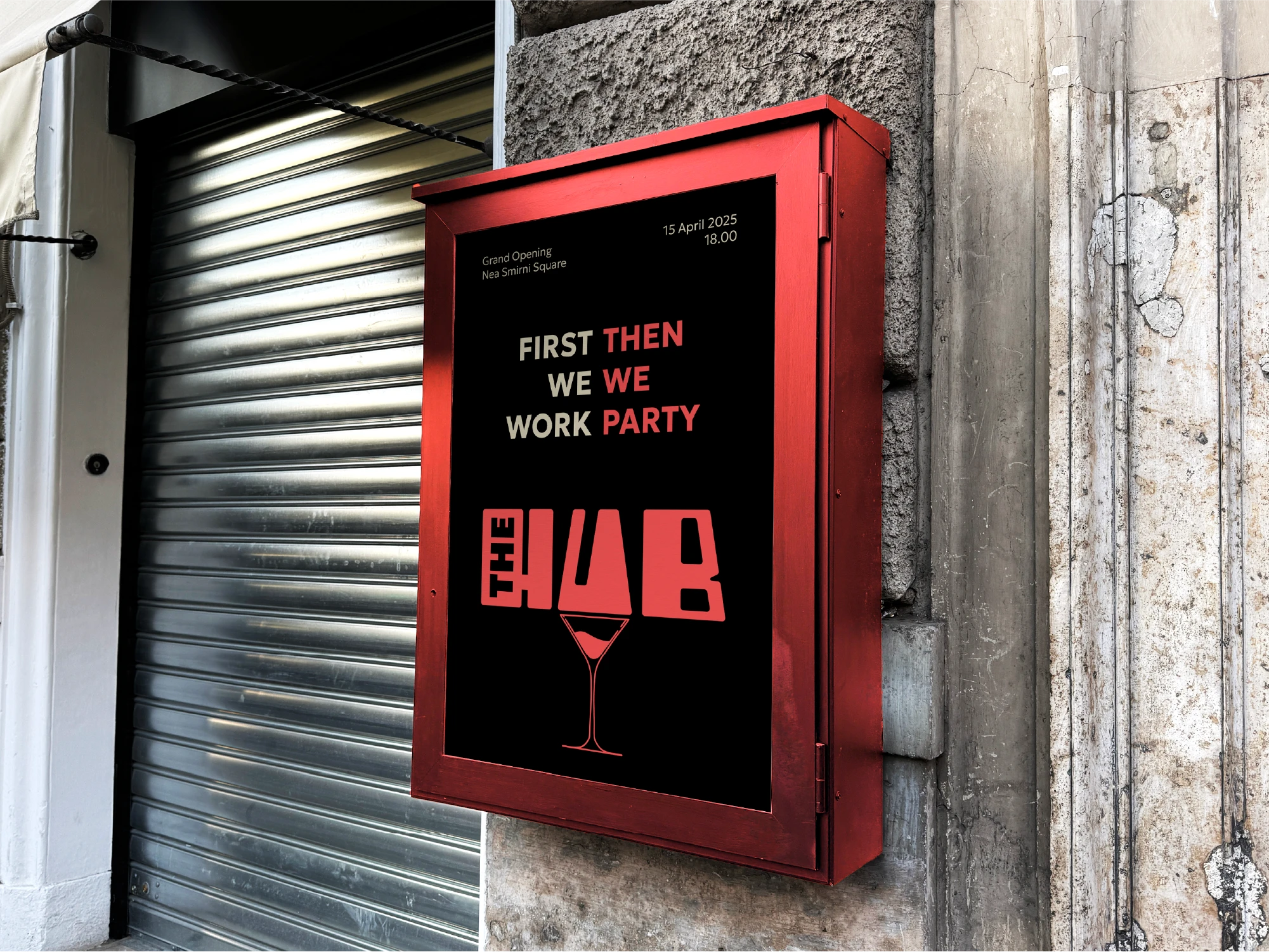 The Hub. Brand design project mockup.
