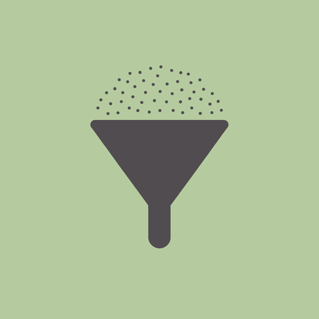 Funnel showing many applicants narrowing down to a few scholarship winners - Medicine Scholarships