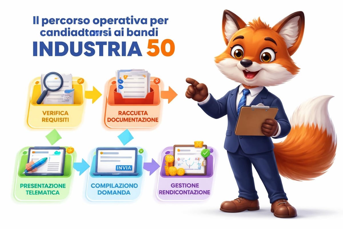 Processo di candidatura bandi industria 50