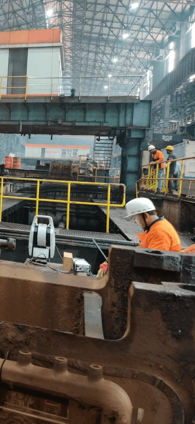 black and orange power tool