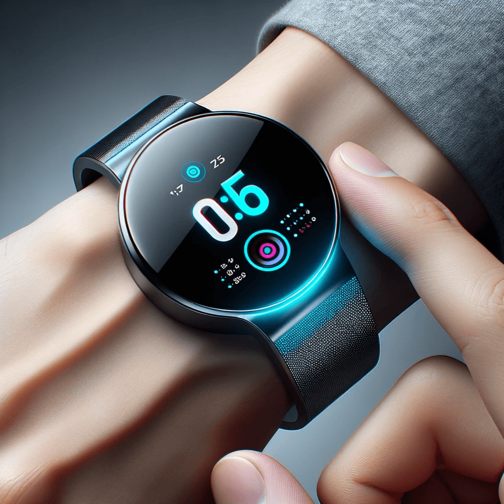 Futuristic Smartwatch Illustration