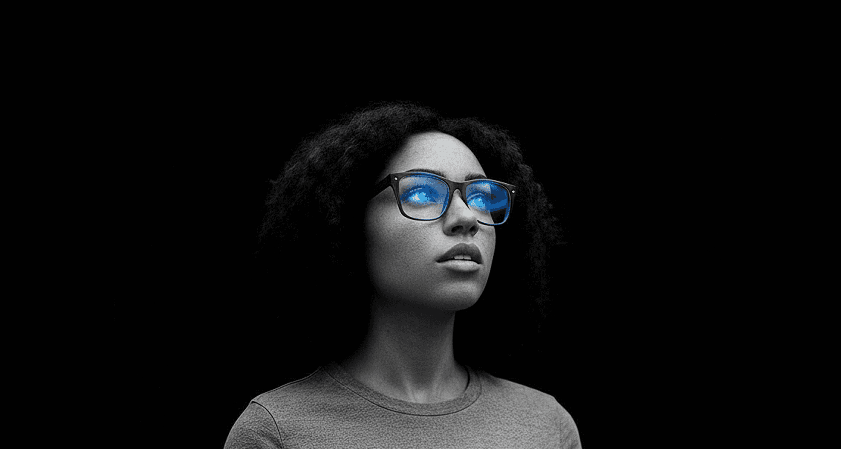 Women wearing AR glasses