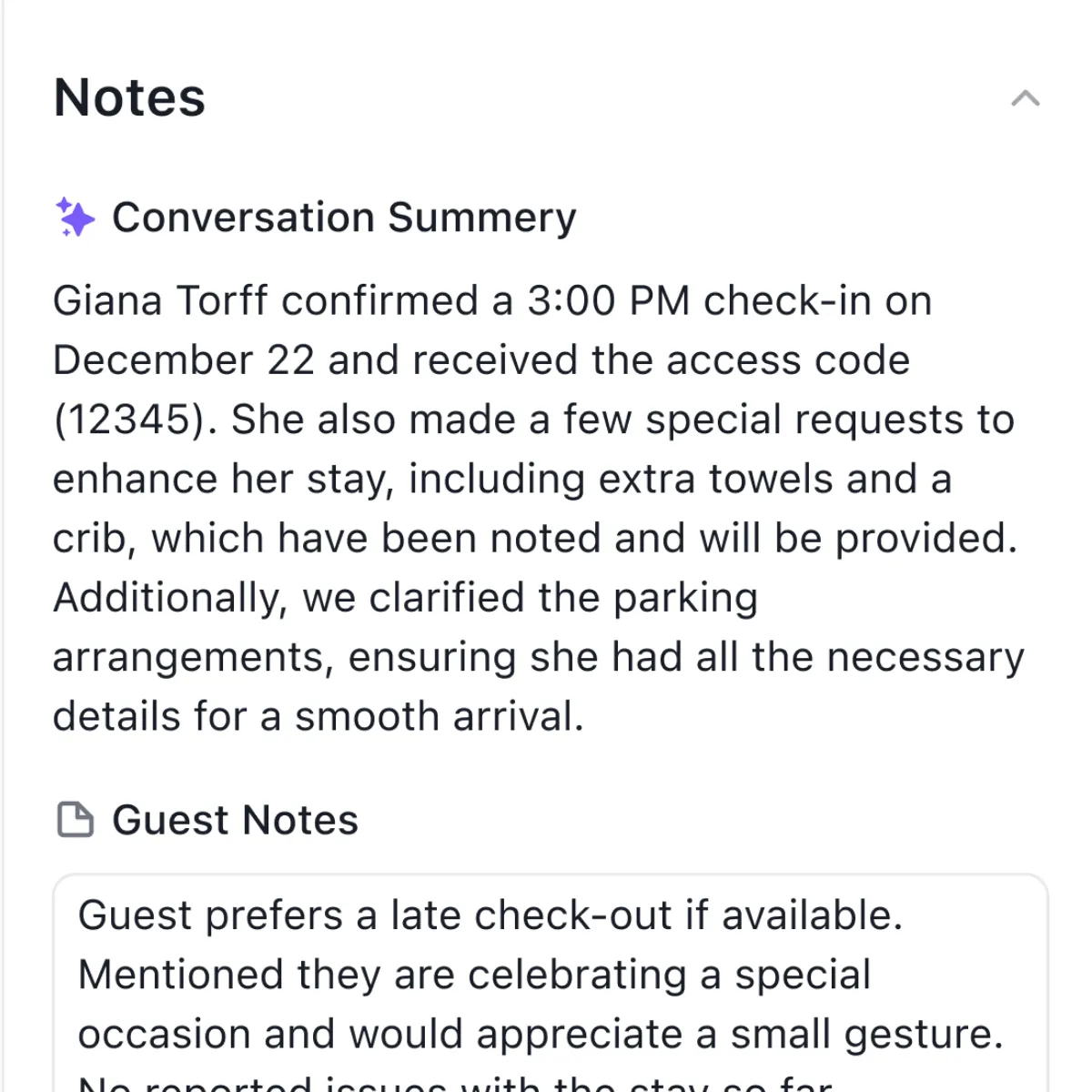 Conversation Summary