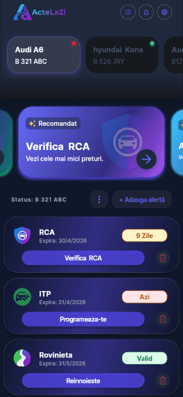 Banking app interface with $10,50,000 balance, a pink Mastercard debit card, and icons for payments and Recent Activity.