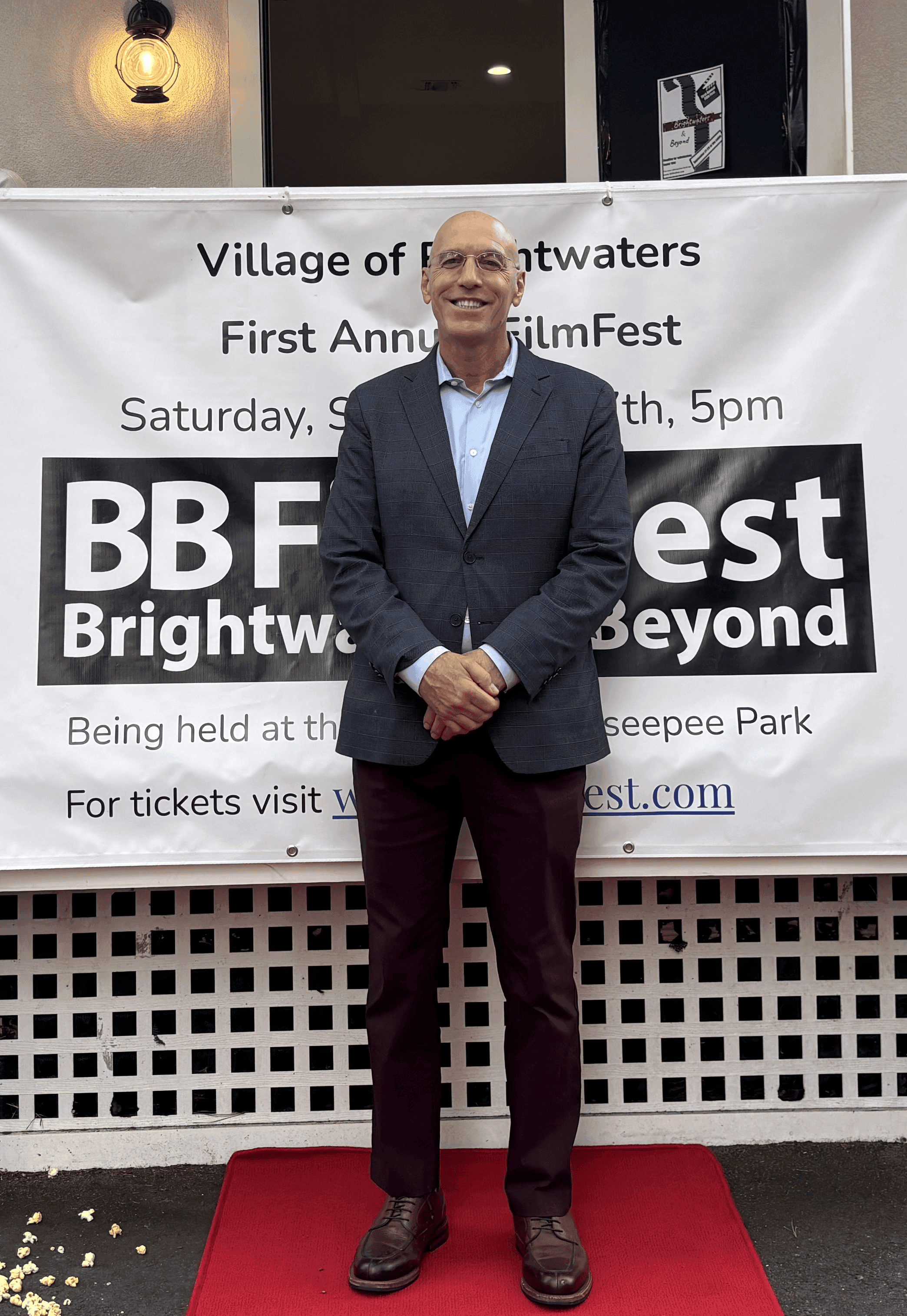 Brightwaters & Beyond Film. Dr. Timorthy George on behalf of his son, filmmaker Gerard George