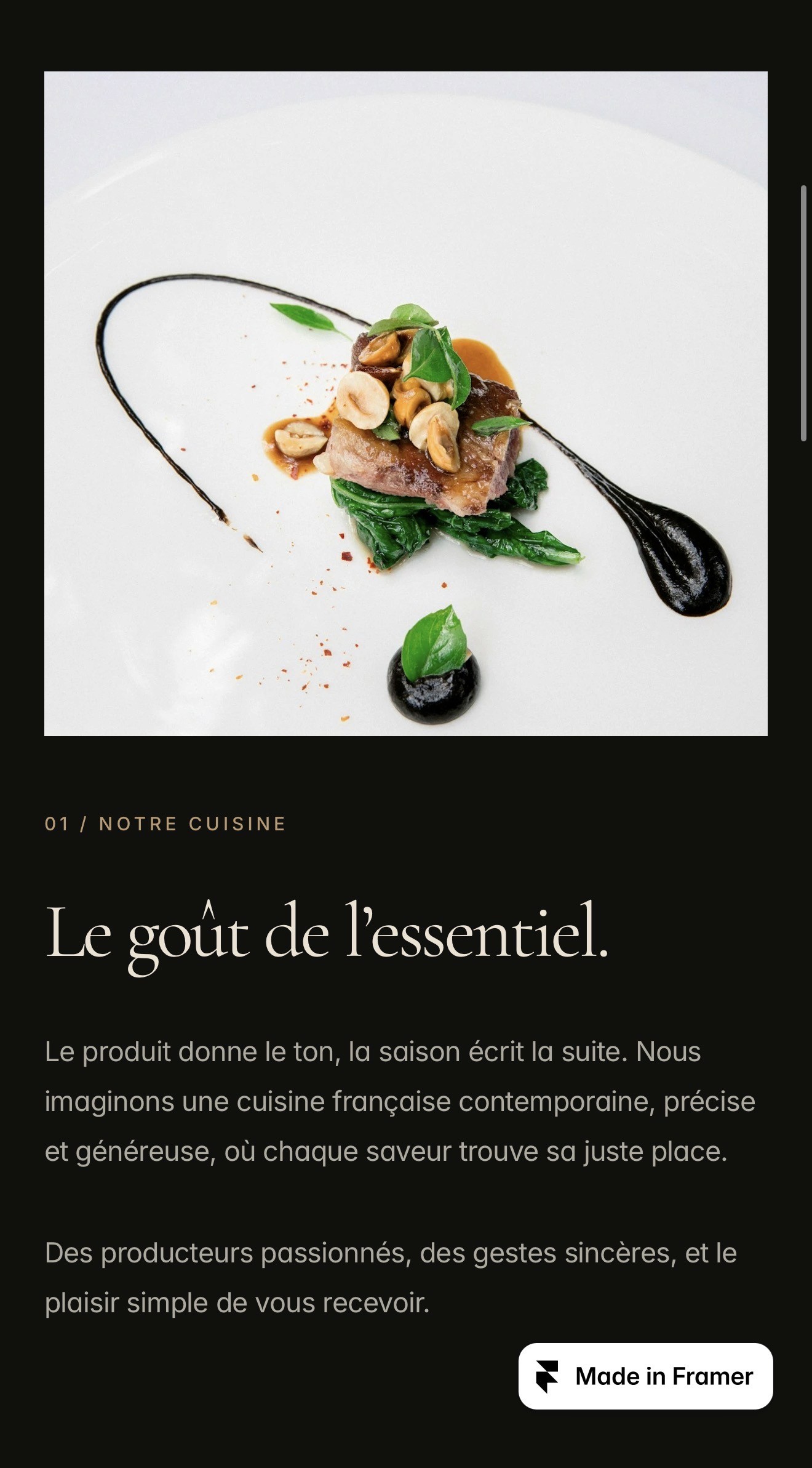Version mobile du concept Le Cercle