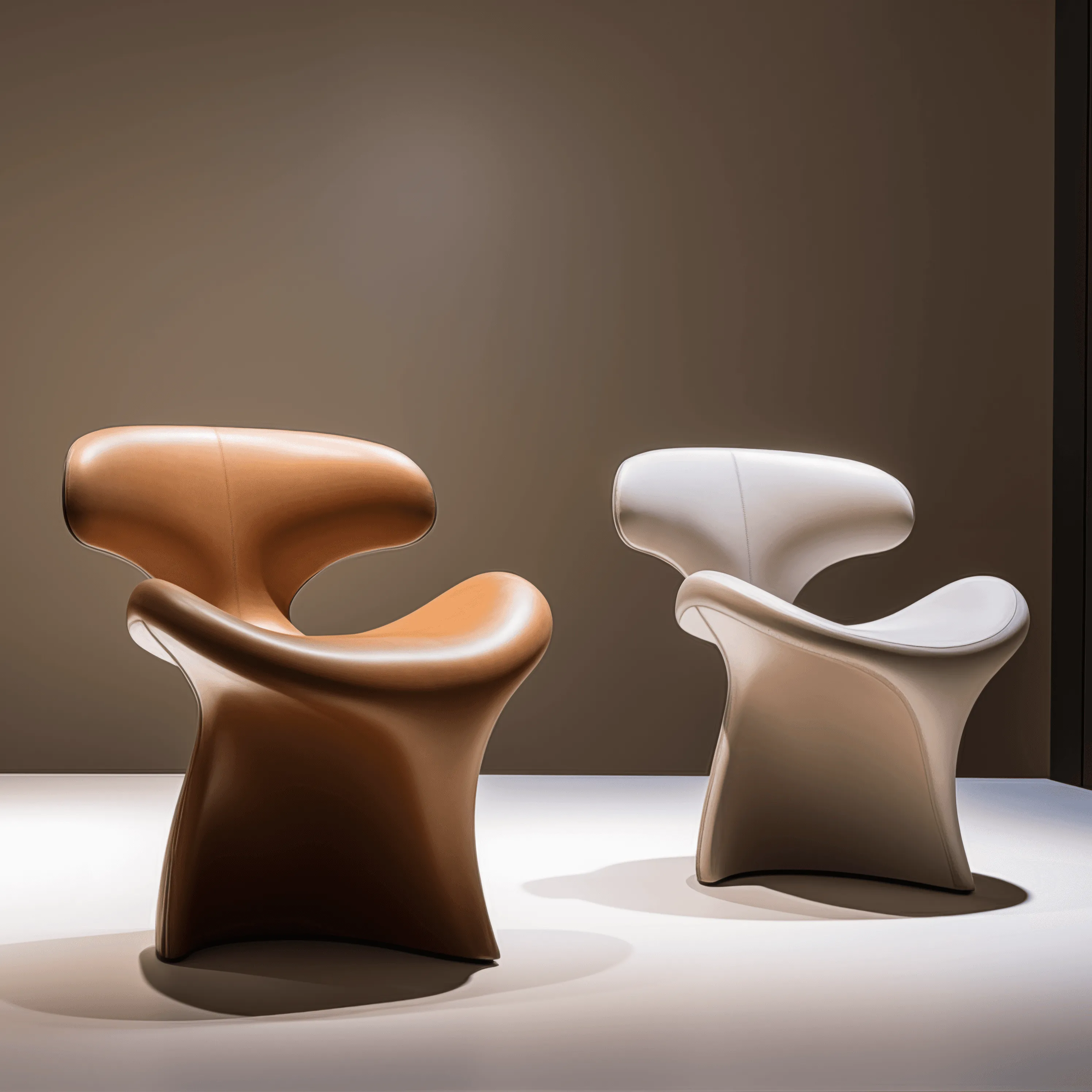 Axis mundi Leather Dining Chairs