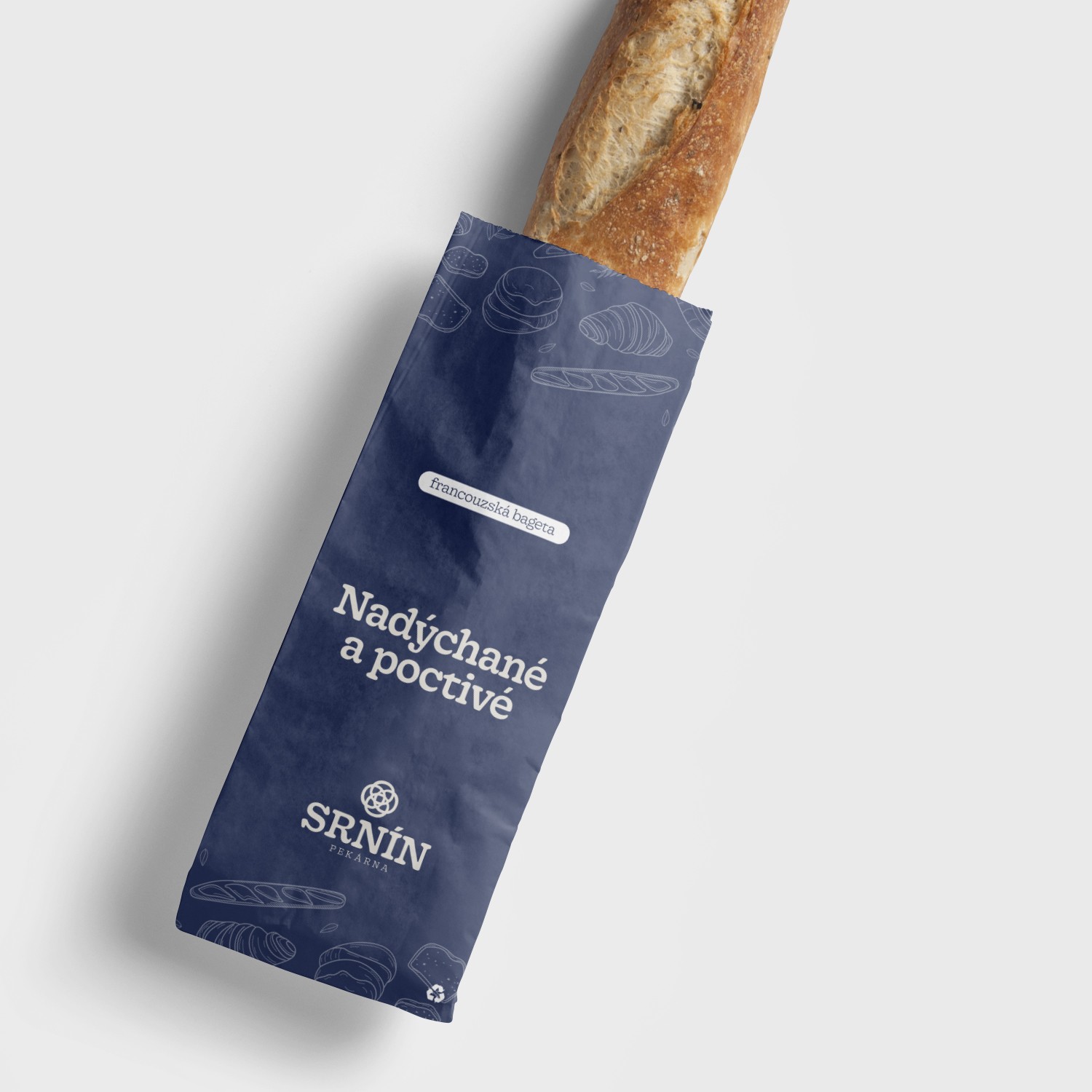 Nepoužitý koncept: Logo Pekárna Srnín – vizuál 2