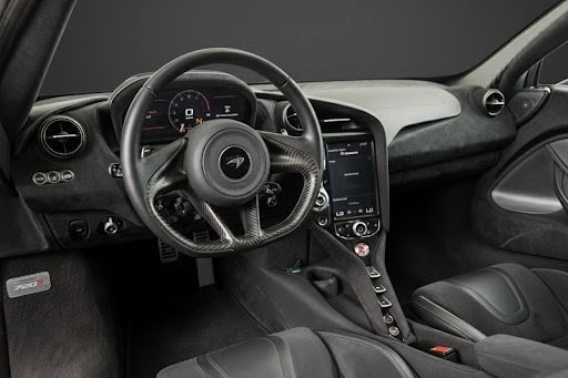 McLaren 720S Coupe 2021 interior luxury cockpit by Queen of Supercar Rental