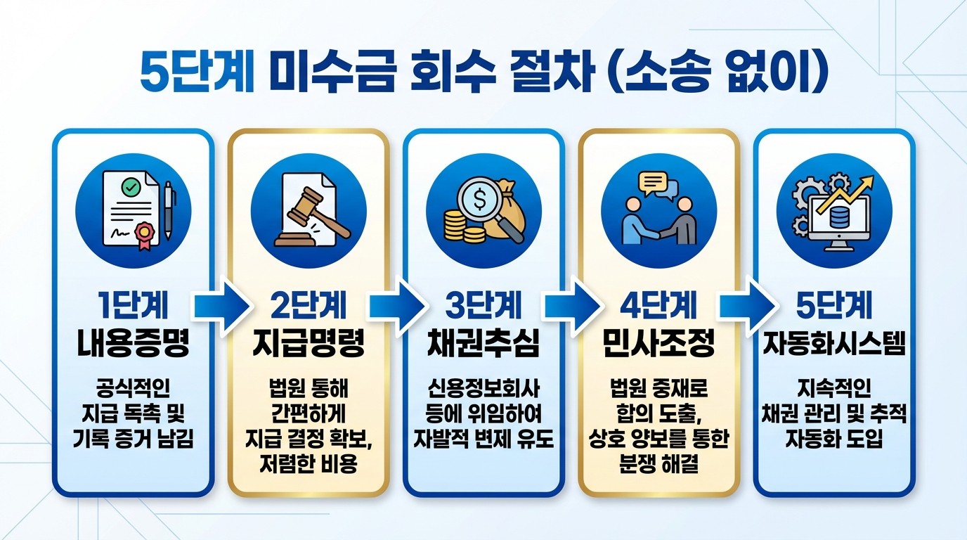 용역대금 받는 5가지 방법