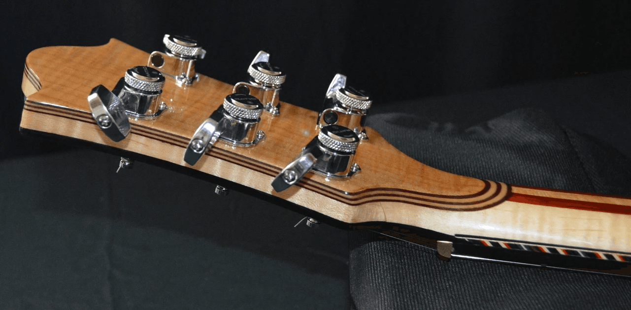 Jerry Garcia Wolf Replica Guitar headstock