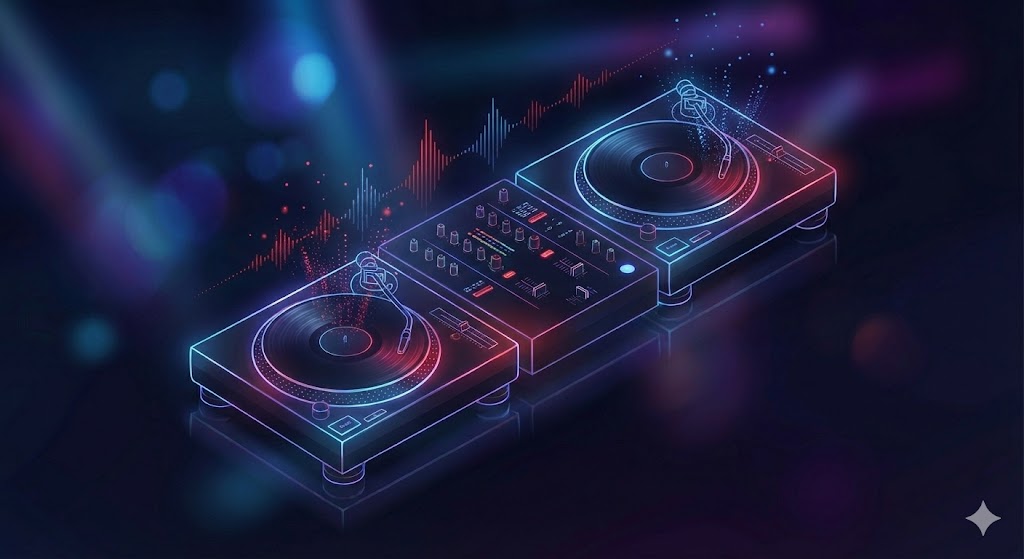 vinyl turntbale setup 