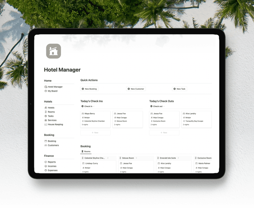 Notion Hotel Management