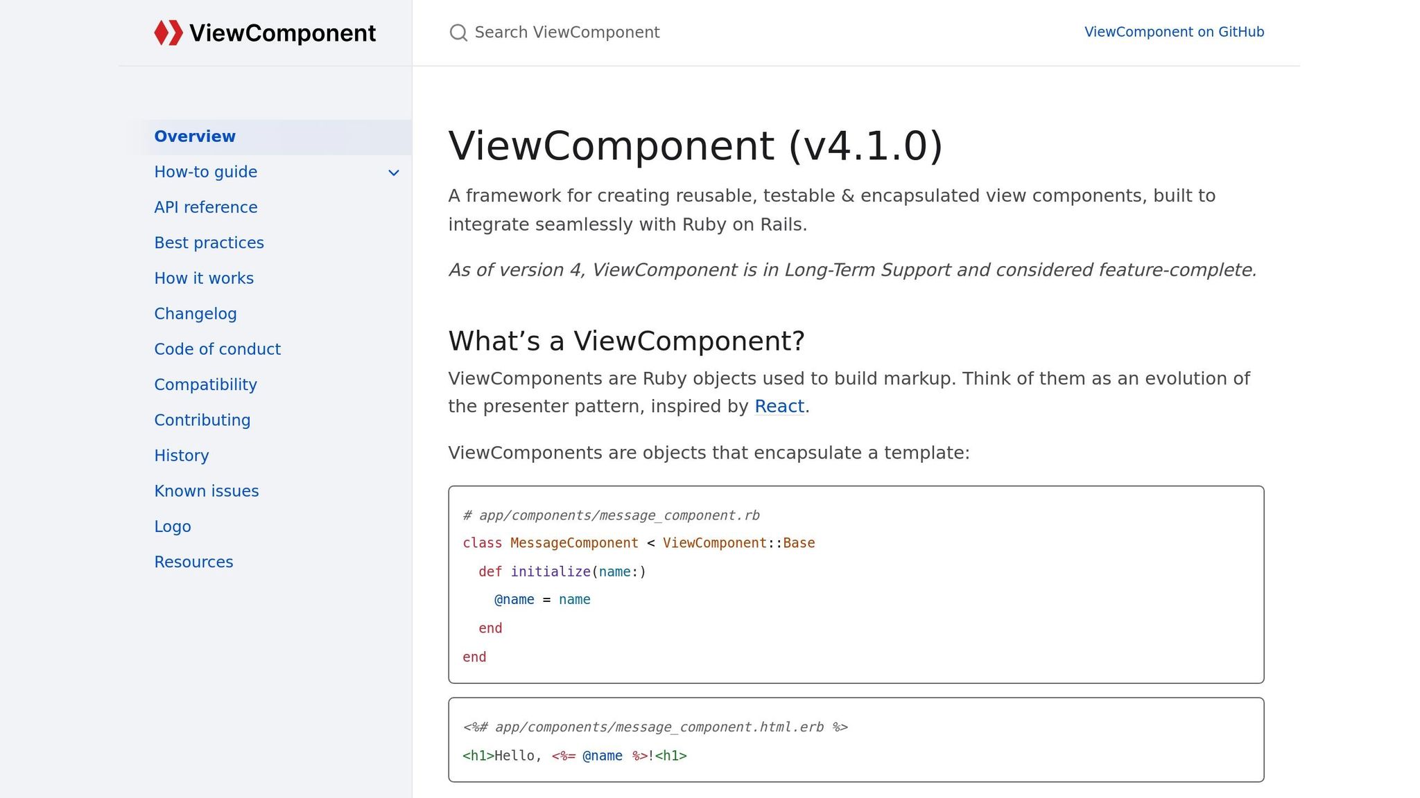 Rails View Components