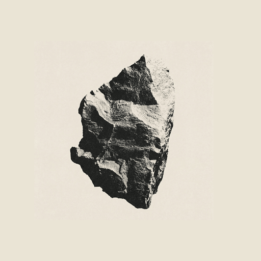 persona portrait image man with orange background and person's image on top