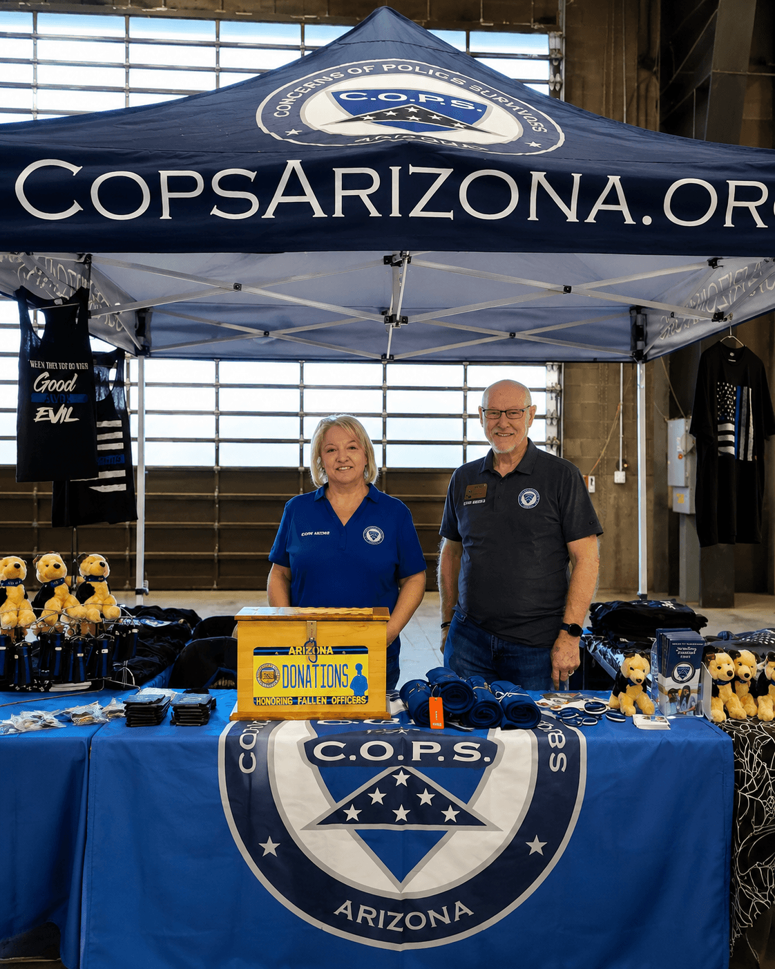 cops arizona booth