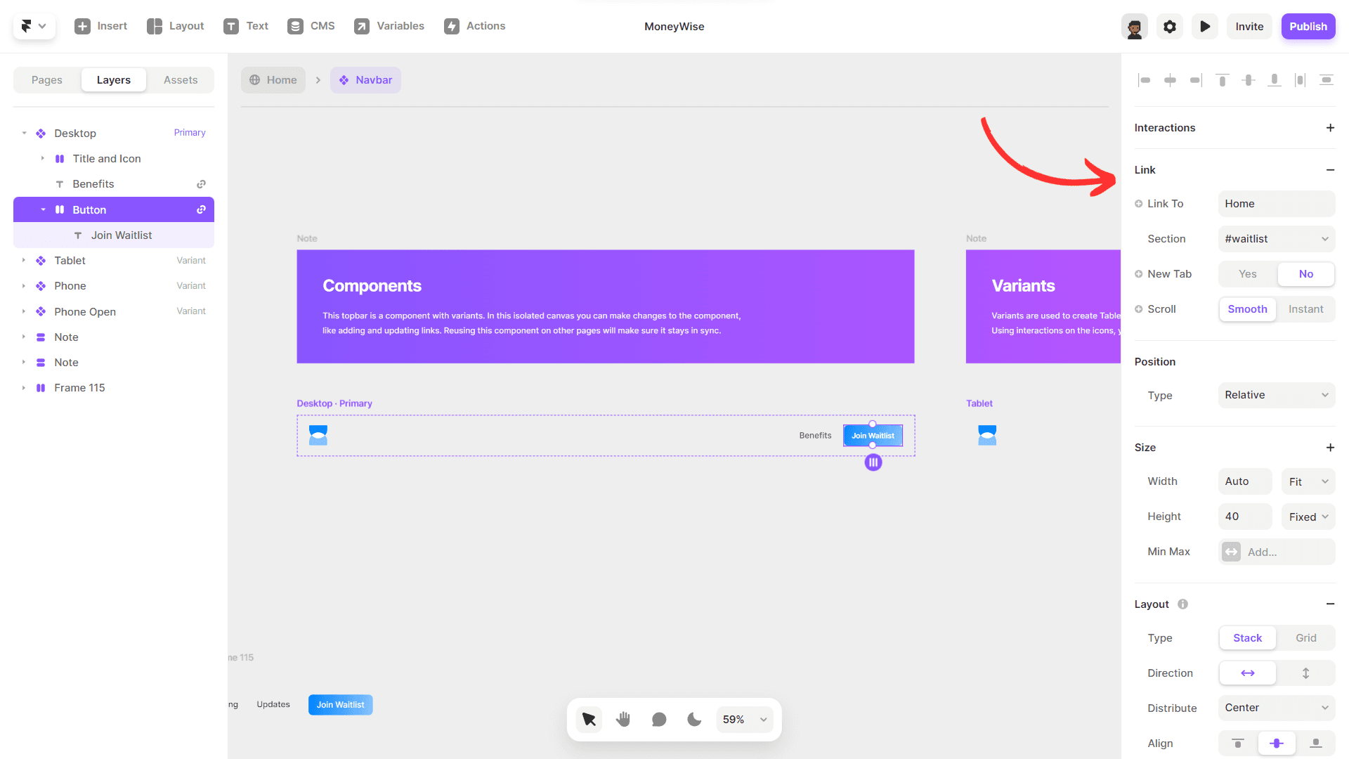 Link framer