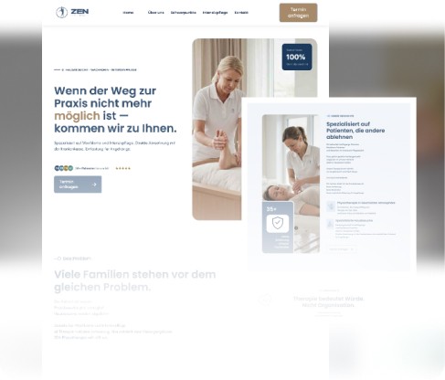 Branding Projekt Pflegedienst visuelle Identität