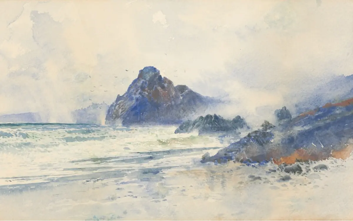 sea and cliff