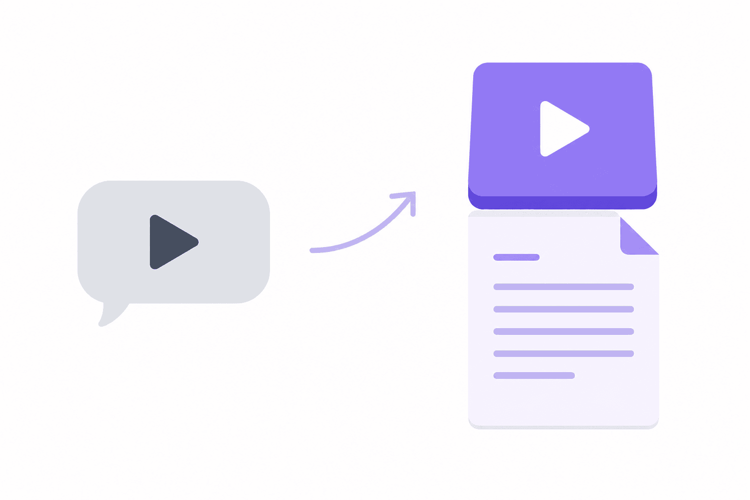 Visual contrast between quick async video and scaled tutorial documentation