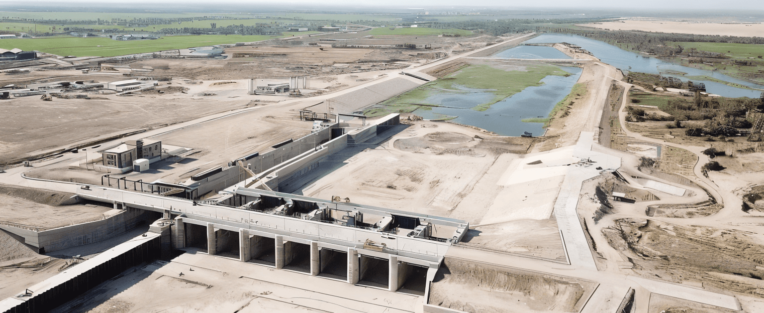 Abu Skhair Dam infrastructure project